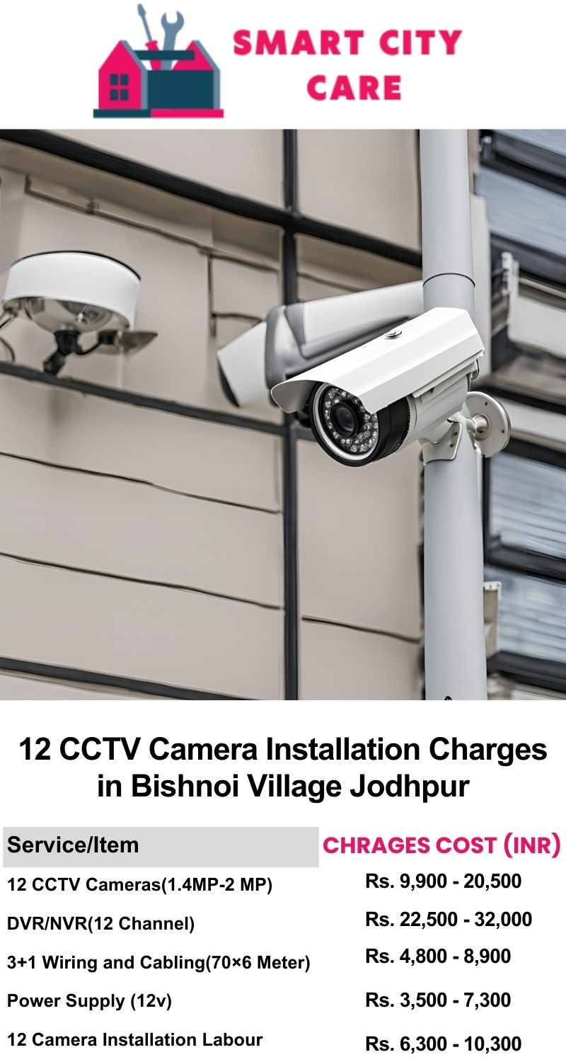 12 CCTV camera installation cost list in  Jodhpur, Bishnoi Village