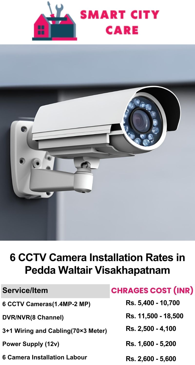 6 CCTV camera installation cost list in  Visakhapatnam, Pedda Waltair