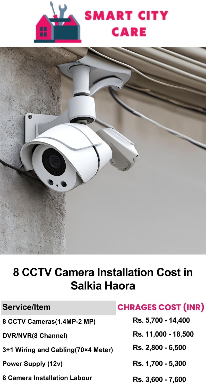 8 CCTV camera installation cost list in  Haora, Salkia