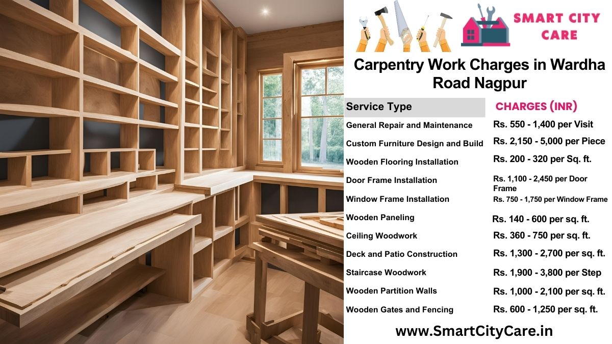 Carpentry Work Charges list in Wardha Road, Nagpur