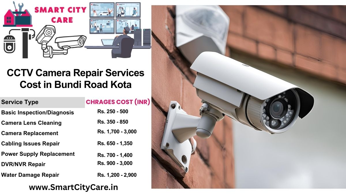 CCTV camera repair services charges list in Kota, Bundi Road