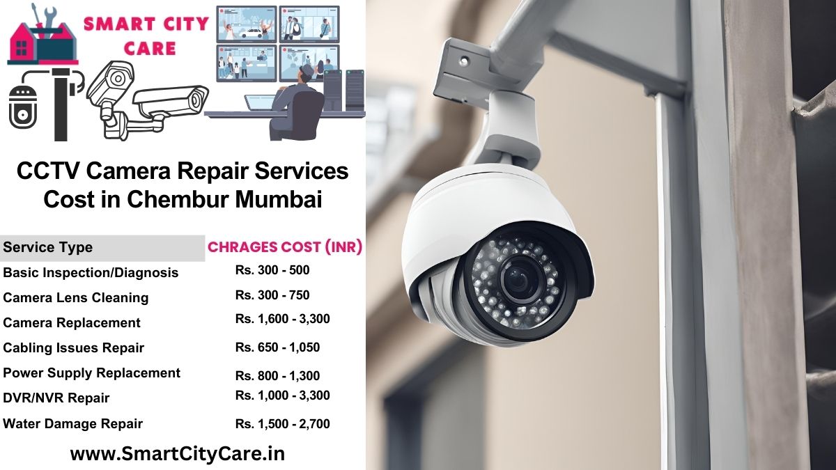 CCTV camera repair services charges list in Mumbai, Chembur