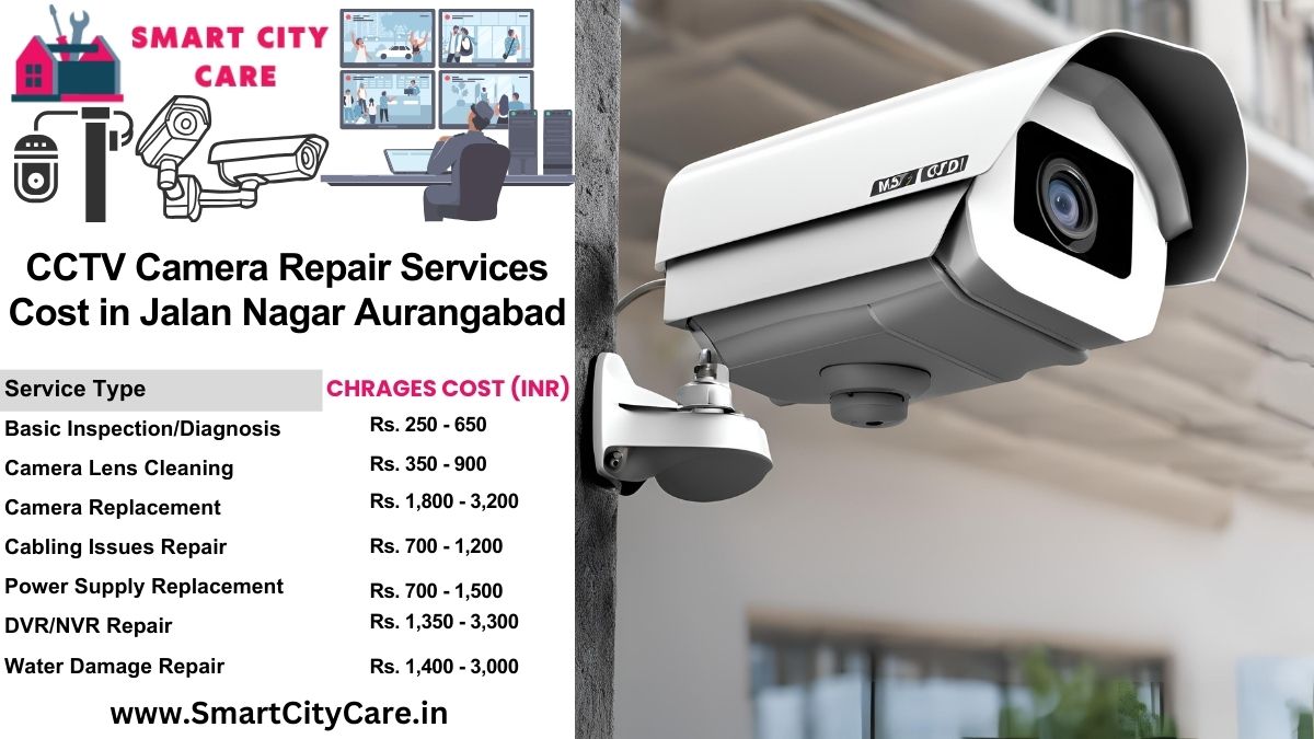 CCTV camera repair services charges list in Aurangabad, Jalan Nagar