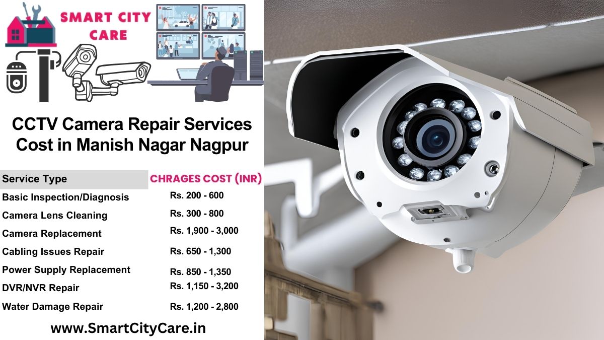 CCTV camera repair services charges list in Nagpur, Manish Nagar