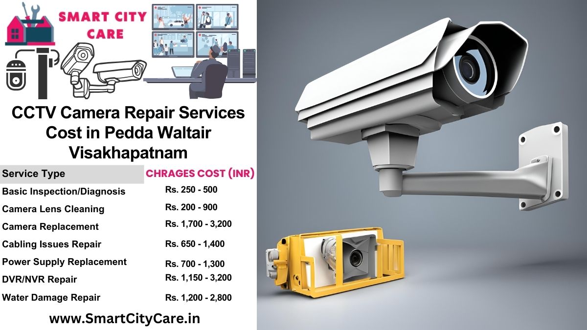 CCTV camera repair services charges list in Visakhapatnam, Pedda Waltair