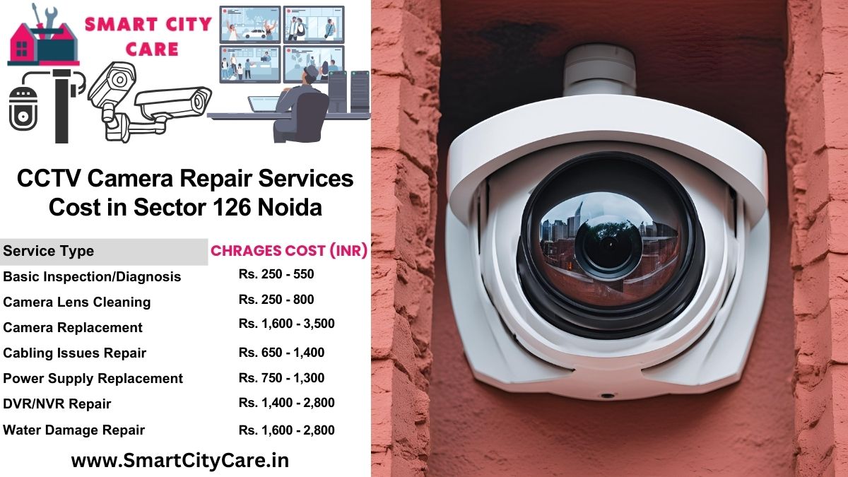 CCTV camera repair services charges list in Noida, Kulesara