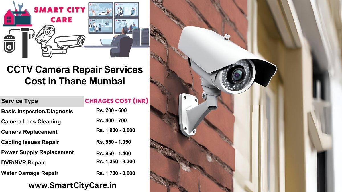 CCTV camera repair services charges list in Mumbai, Thane