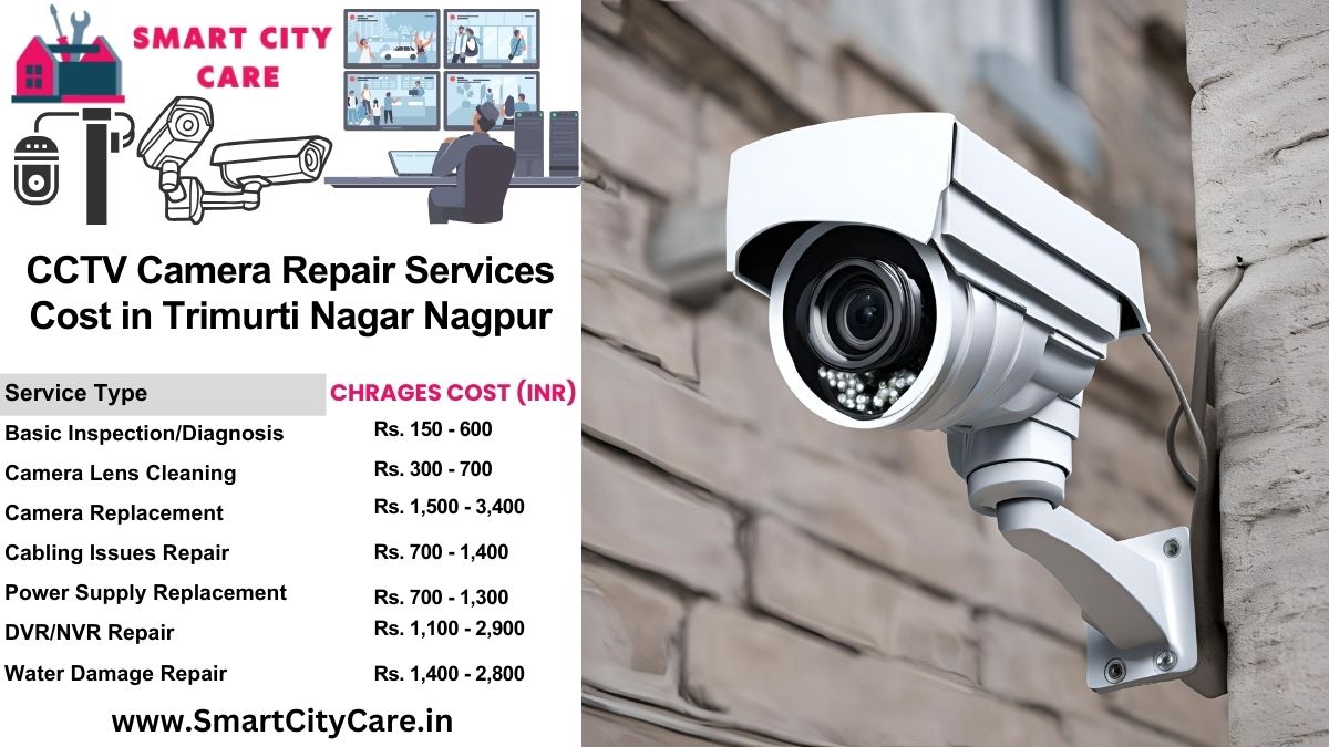 CCTV camera repair services charges list in Nagpur, Trimurti Nagar