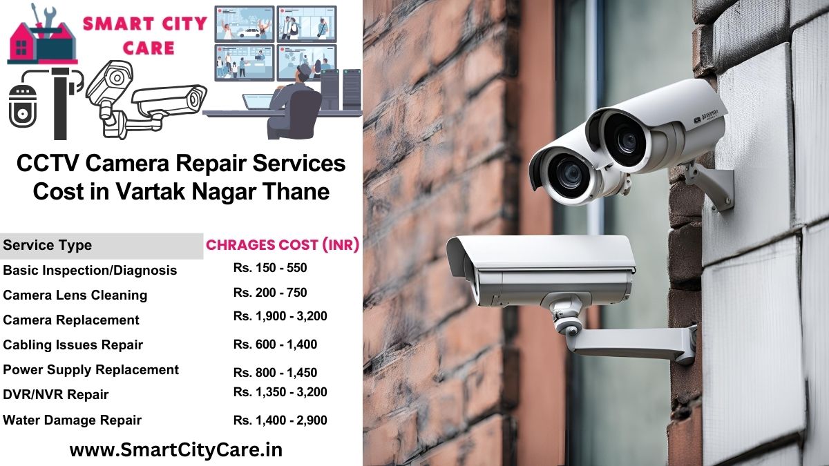 CCTV camera repair services charges list in Thane, Vartak Nagar