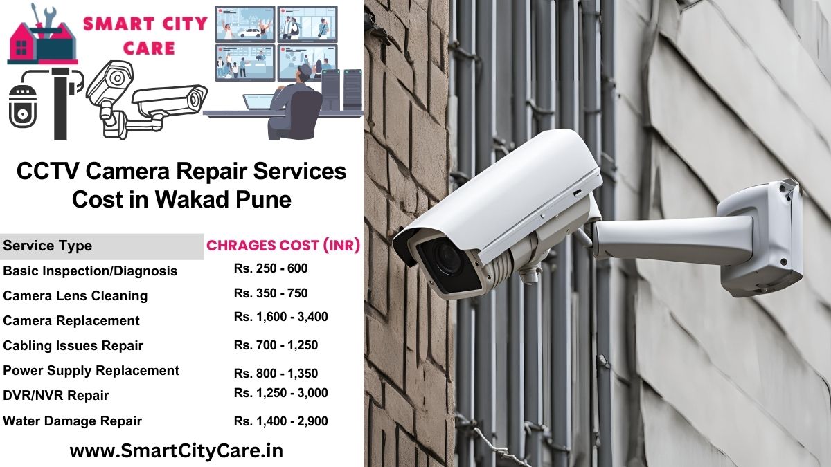 CCTV camera repair services charges list in Pune, Wakad