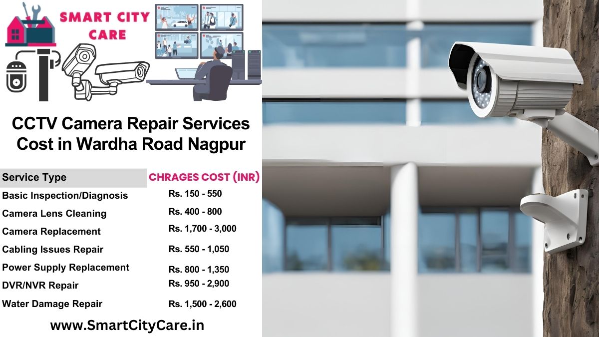 CCTV camera repair services charges list in Nagpur, Wardha Road