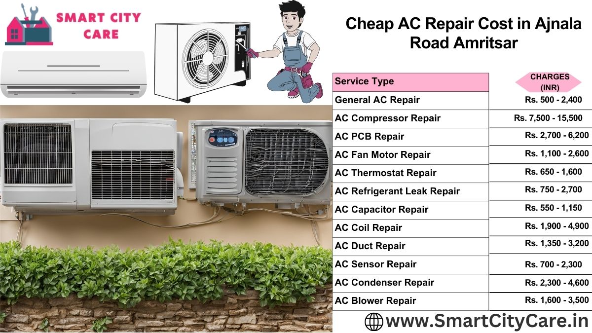 Cheap AC repair Cost list in  Ajnala Road, Amritsar