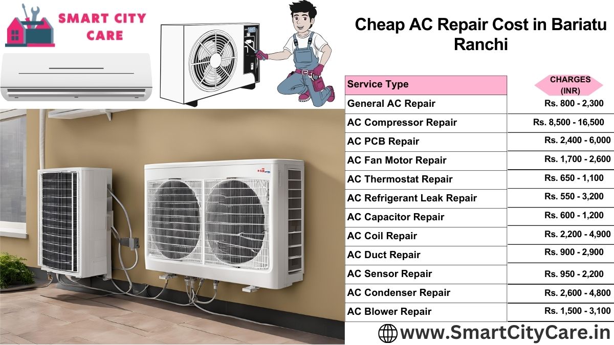 Cheap AC repair Cost list in  Bariatu, Ranchi