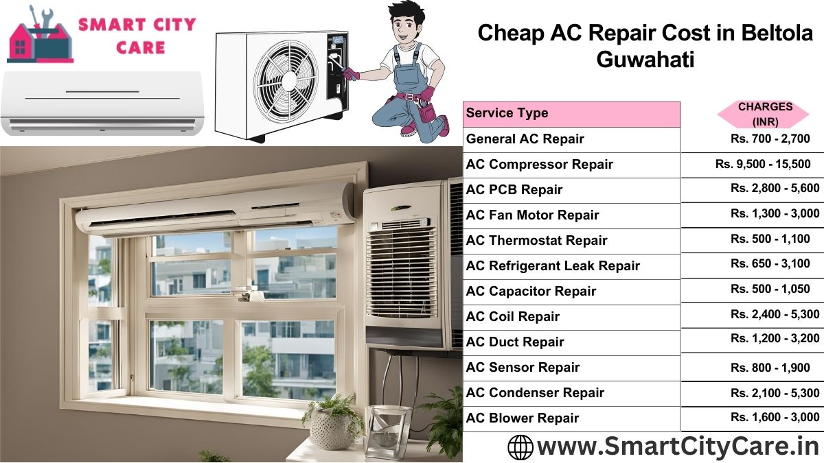 Cheap AC repair Cost list in  Beltola, Guwahati