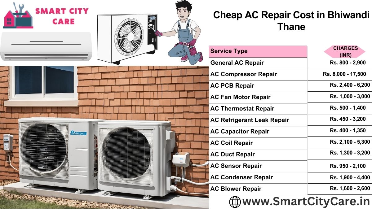 Cheap AC repair Cost list in  Bhiwandi, Thane