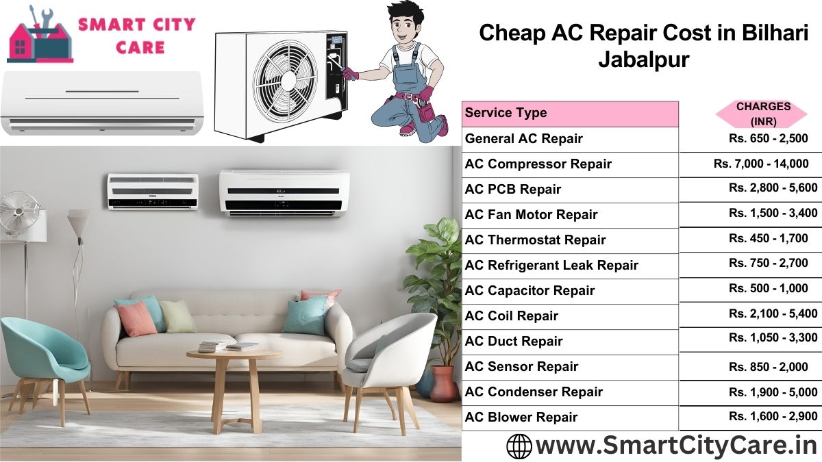 Cheap AC repair Cost list in  Bilhari, Jabalpur