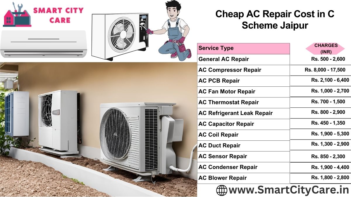 Cheap AC repair Cost list in  C-scheme, Jaipur