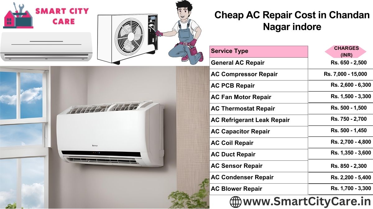 Cheap AC repair Cost list in  Chandan Nagar, Indore