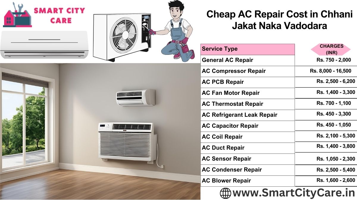 Cheap AC repair Cost list in  Chhani Jakat Naka, Vadodara