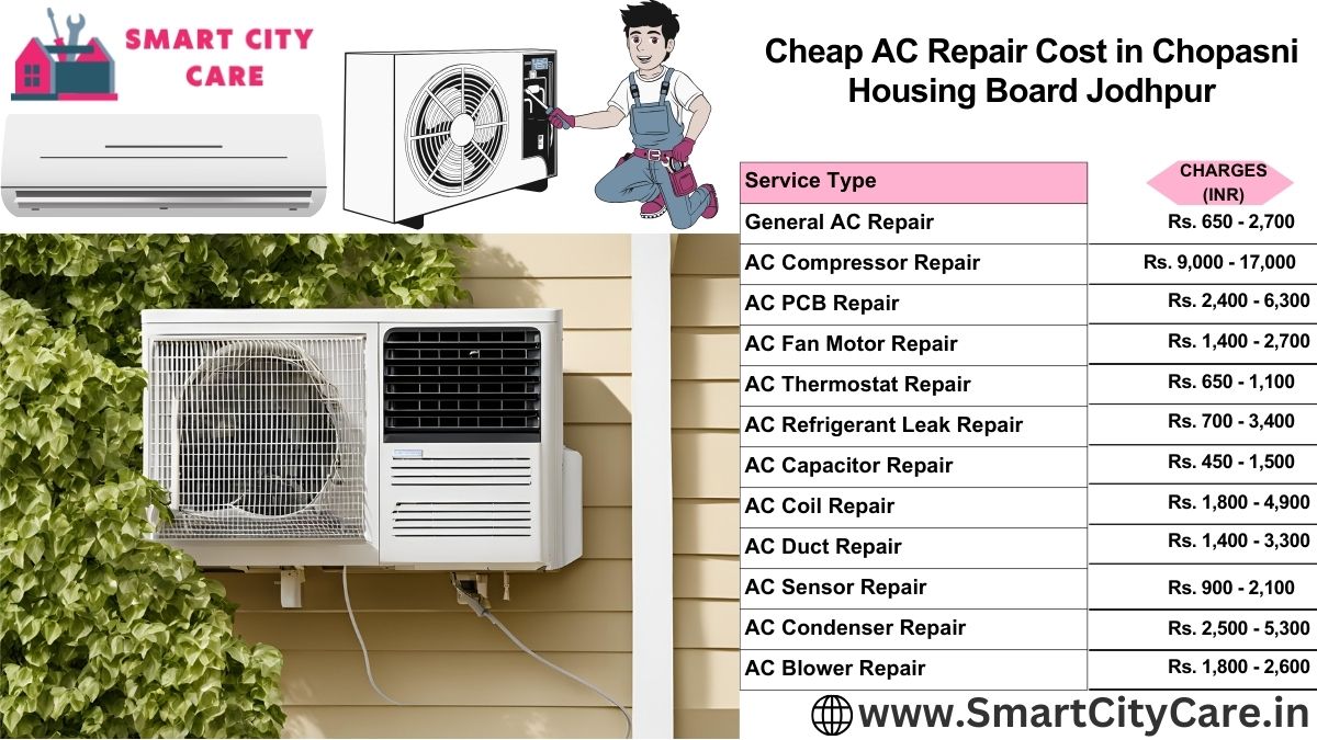 Cheap AC repair Cost list in  Chopasni Housing Board, Jodhpur