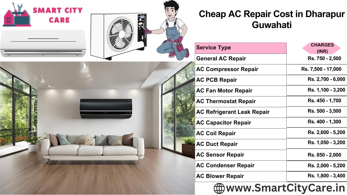 Cheap AC repair Cost list in  Dharapur, Guwahati