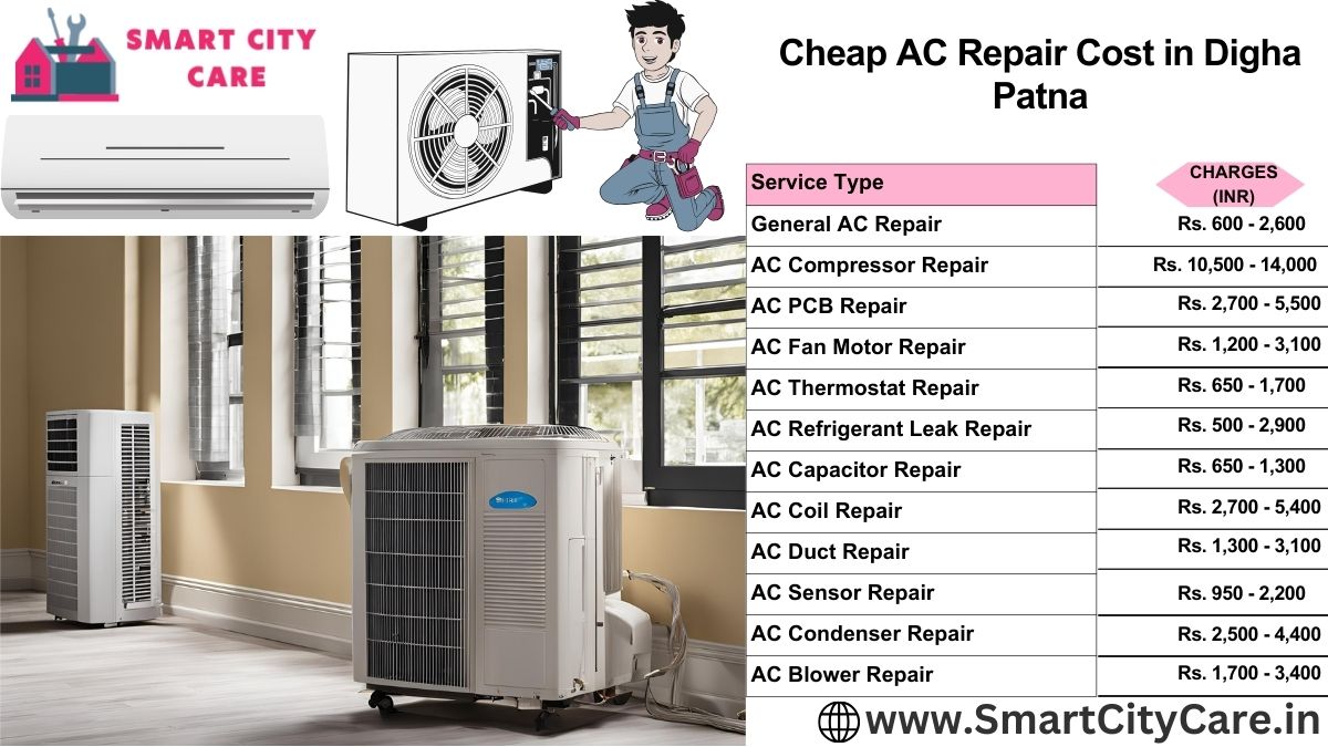 Cheap AC repair Cost list in  Digha, Patna