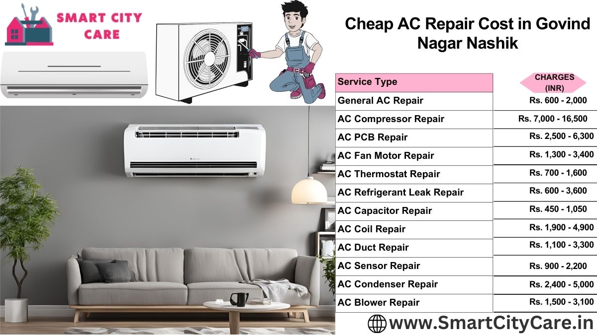 Cheap AC repair Cost list in  Govind Nagar, Nashik