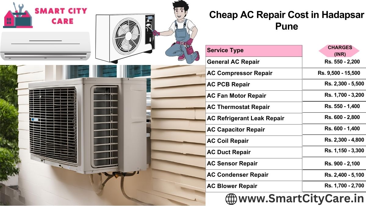 Cheap AC repair Cost list in  Hadapsar, Pune