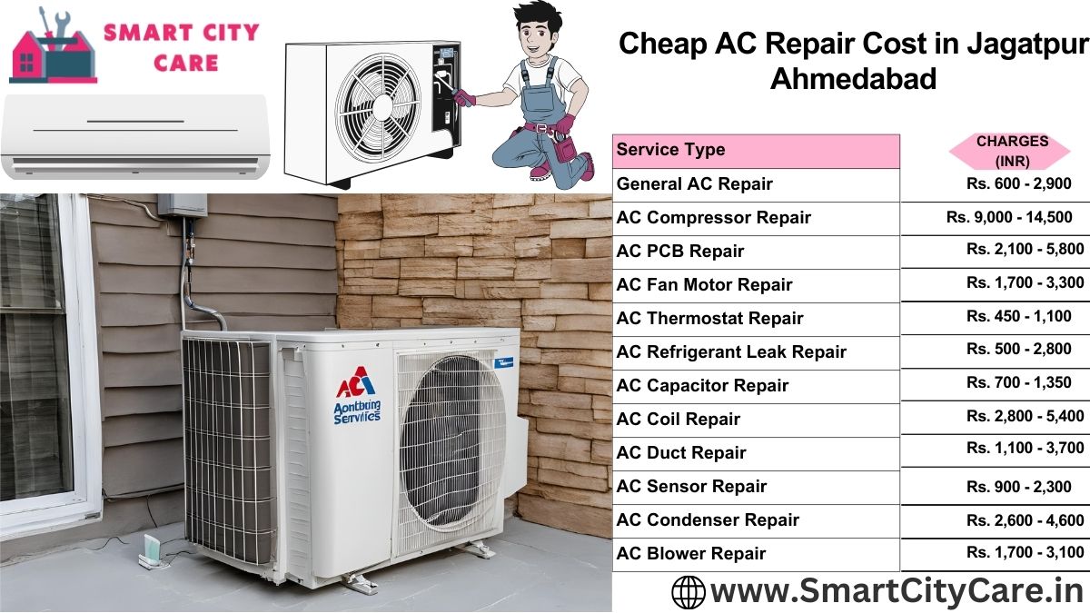 Cheap AC repair cost in Jagatpur, Ahmedabad