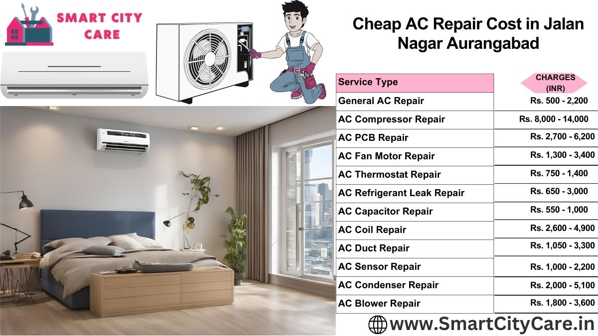 Cheap AC repair Cost list in  Jalan Nagar, Aurangabad