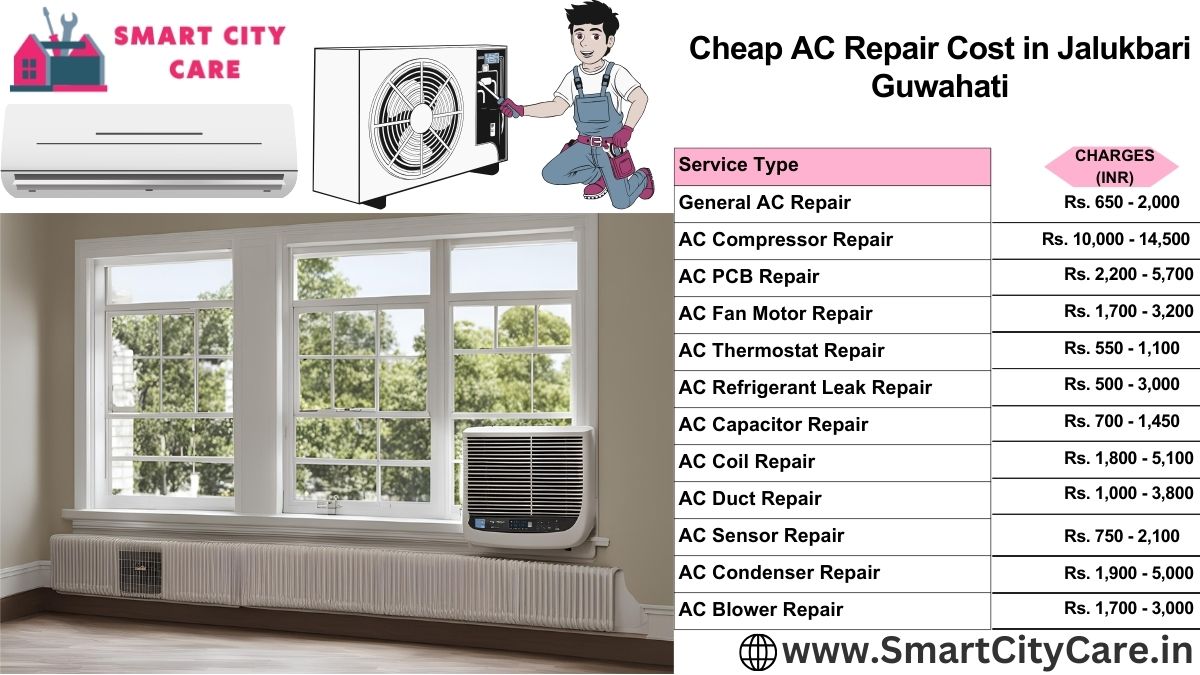 Cheap AC repair Cost list in  Jalukbari, Guwahati