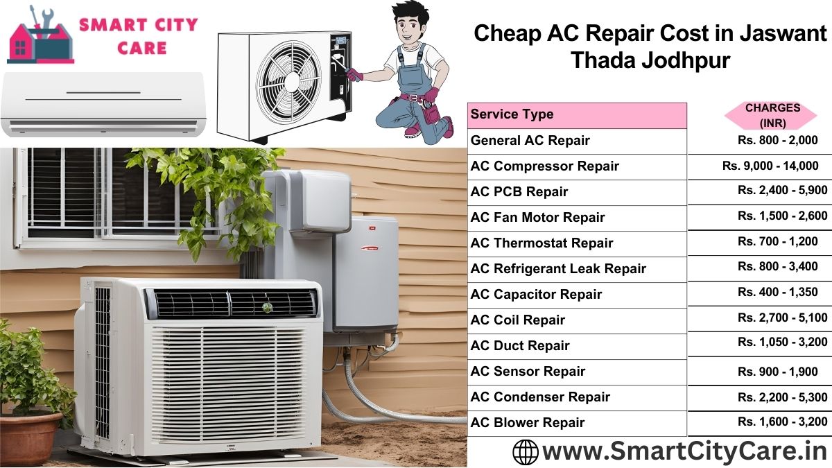 Cheap AC repair Cost list in  Jaswant Thada, Jodhpur