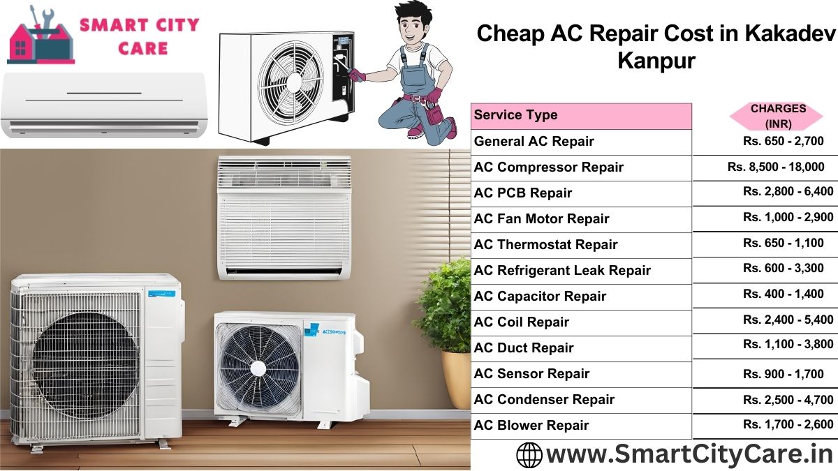 Cheap AC repair Cost list in  Kakadev, Kanpur