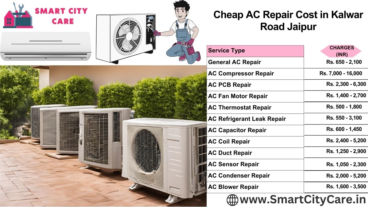 Cheap AC repair Cost list in  Kalwar Road, Jaipur