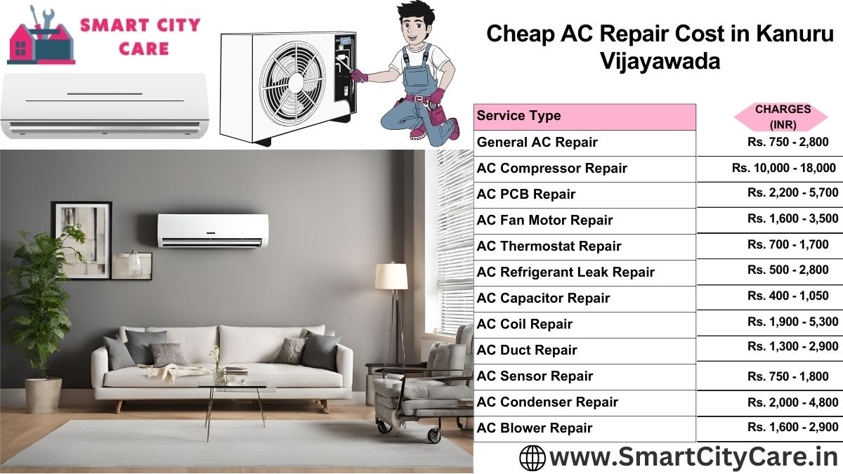 Cheap AC repair Cost list in  Kanuru, Vijayawada