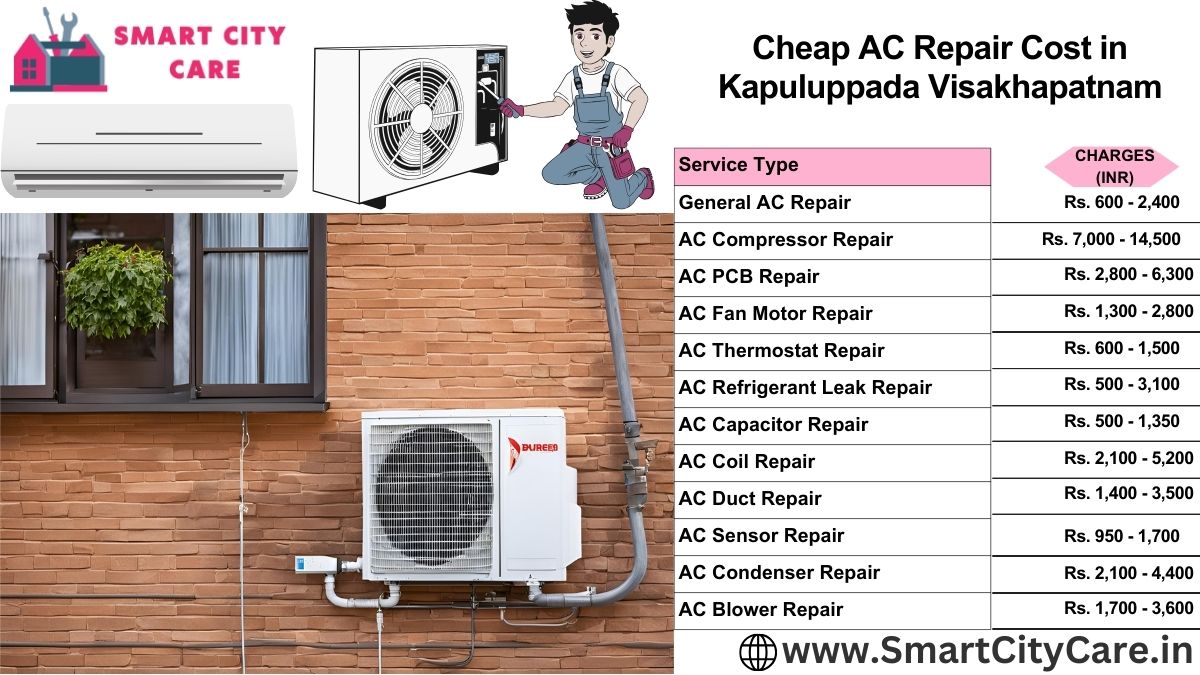 Cheap AC repair Cost list in  Kapuluppada, Visakhapatnam