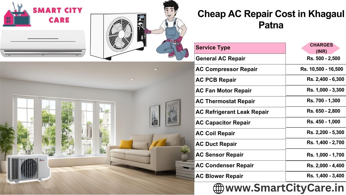 Cheap AC repair Cost list in  Khagaul, Patna