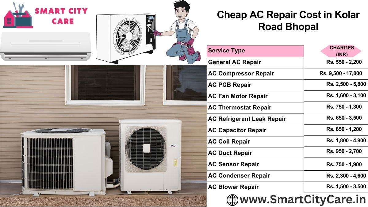 Cheap AC repair cost in Kolar Road, Bhopal