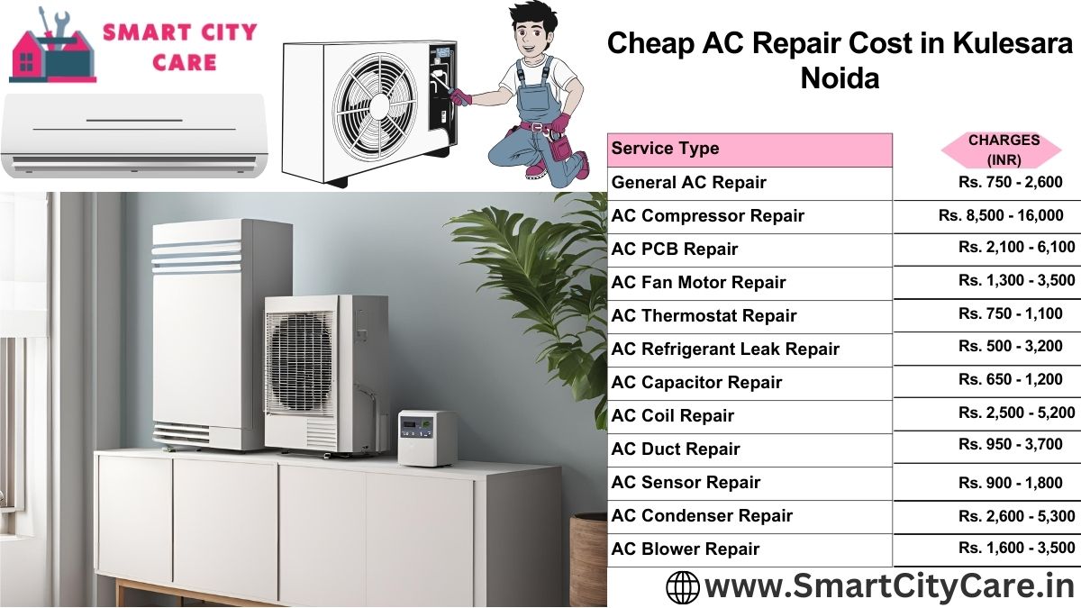 Cheap AC repair Cost list in  Kulesara, Noida