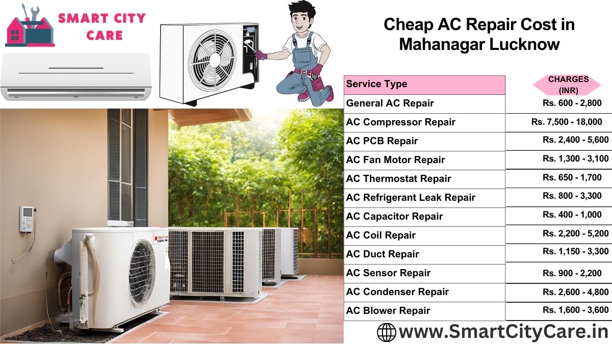 Cheap AC repair Cost list in  Mahanagar, Lucknow