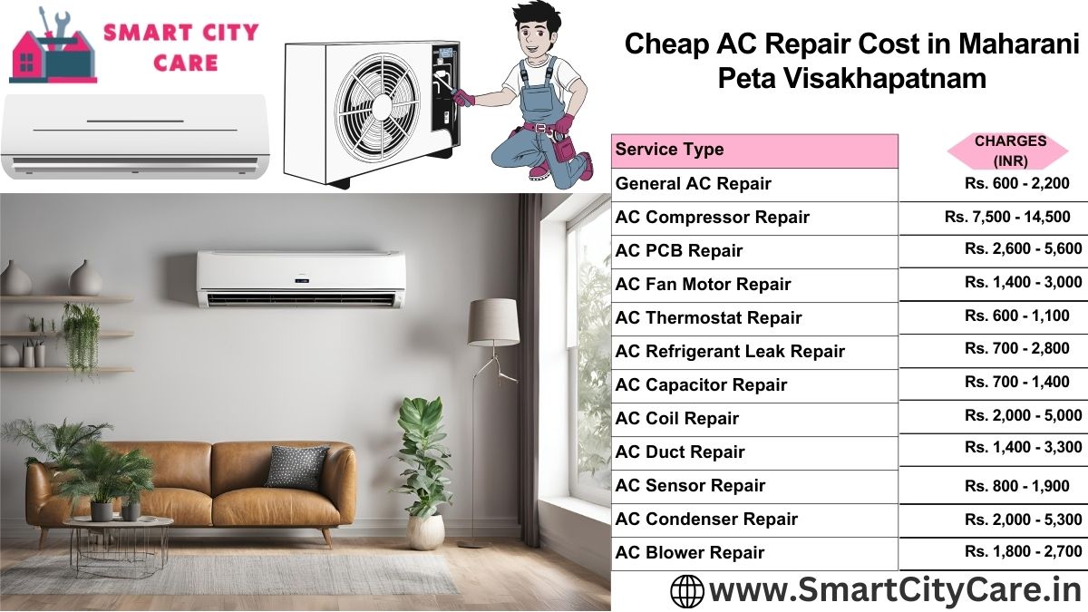 Cheap AC repair Cost list in  Maharani Peta, Visakhapatnam