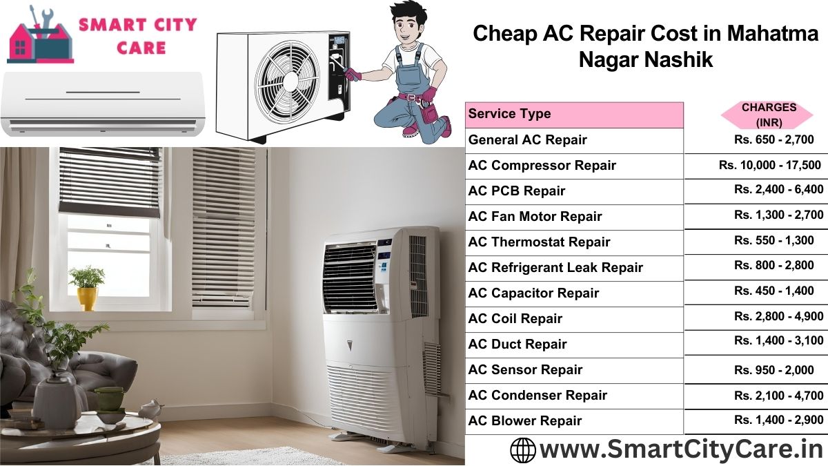 Cheap AC repair Cost list in  Mahatma Nagar, Nashik