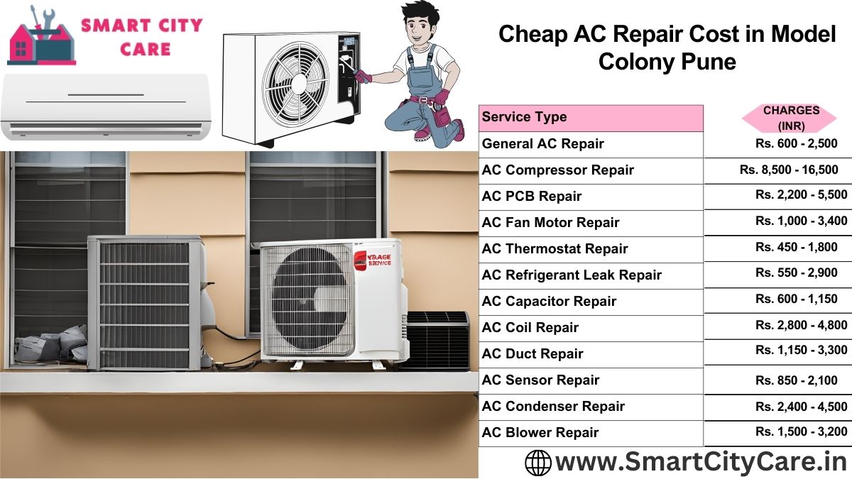 Cheap AC repair Cost list in  Model Colony, Pune