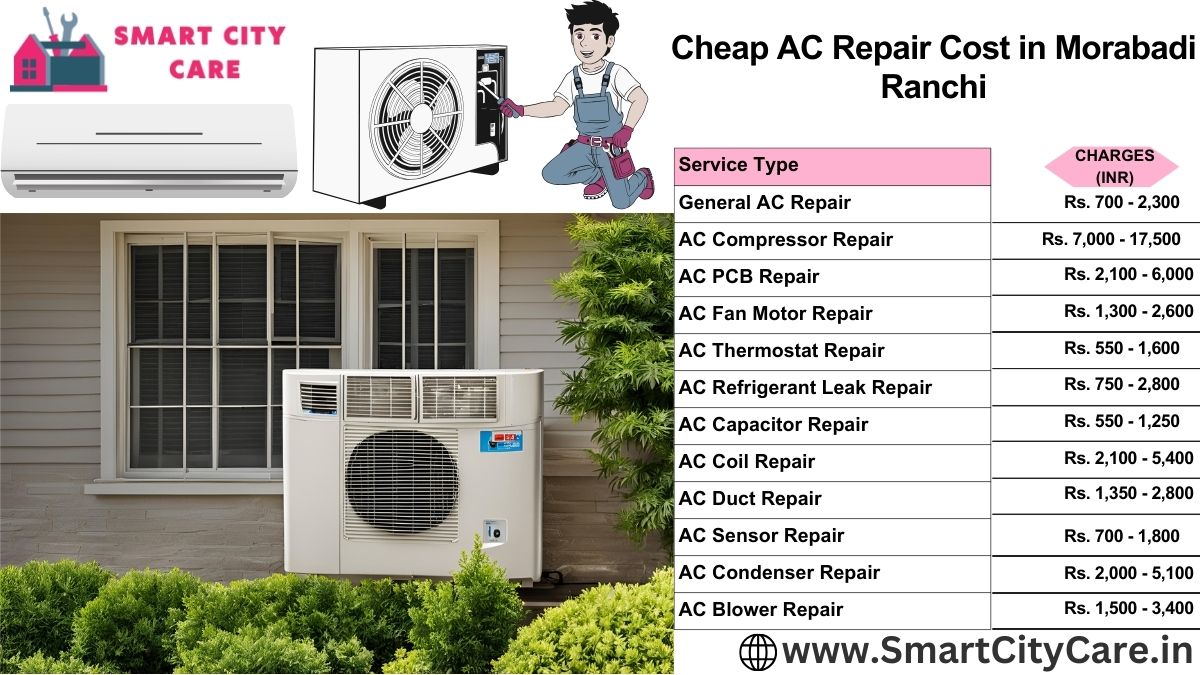 Cheap AC repair Cost list in  Morabadi, Ranchi