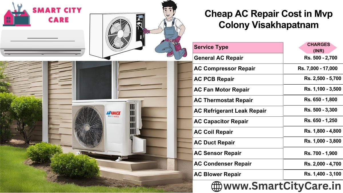 Cheap AC repair Cost list in  MVP Colony, Visakhapatnam