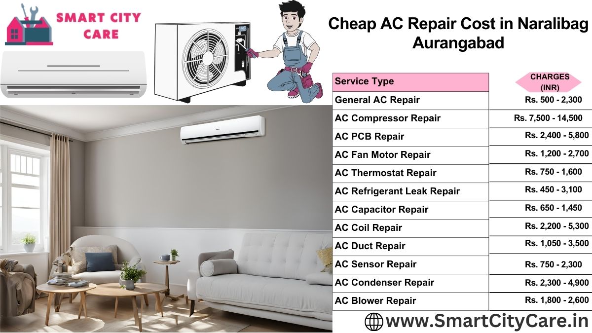 Cheap AC repair Cost list in  Naralibag, Aurangabad