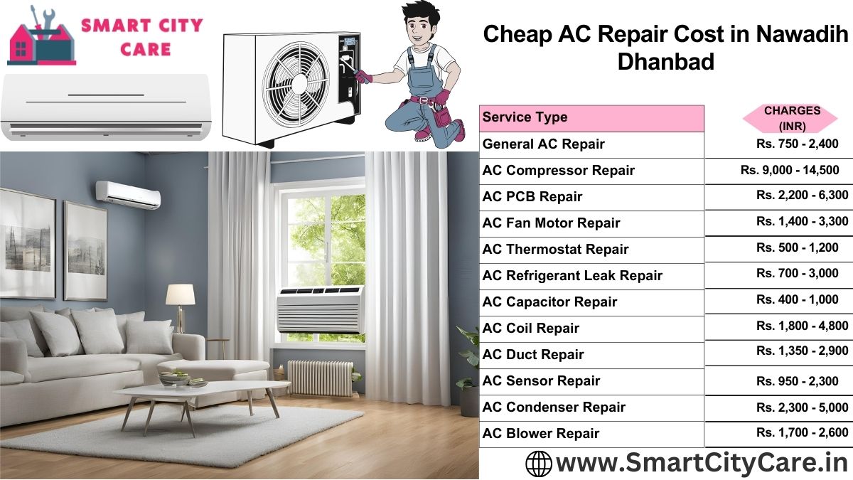 Cheap AC repair Cost list in  Nawadih, Dhanbad