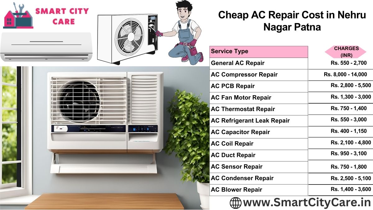 Cheap AC repair Cost list in  Nehru Nagar, Patna