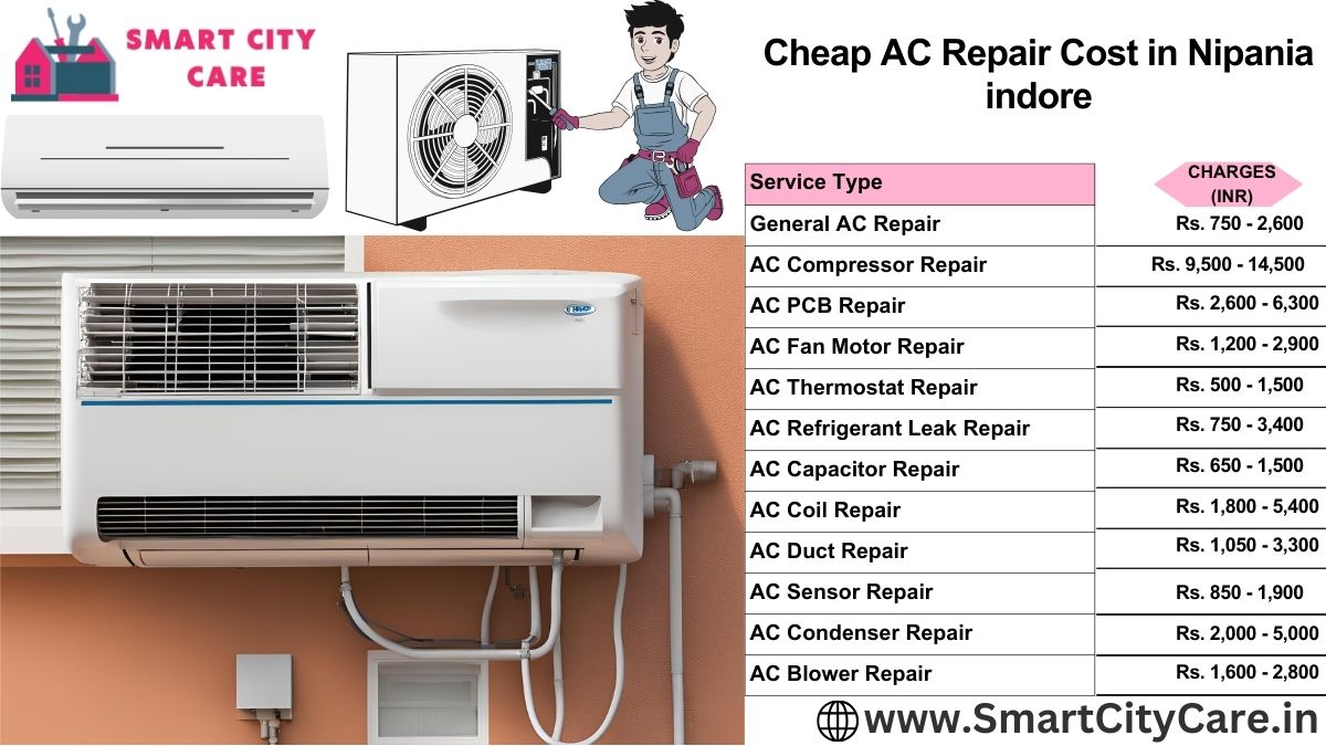 Cheap AC repair Cost list in  Nipania, Indore