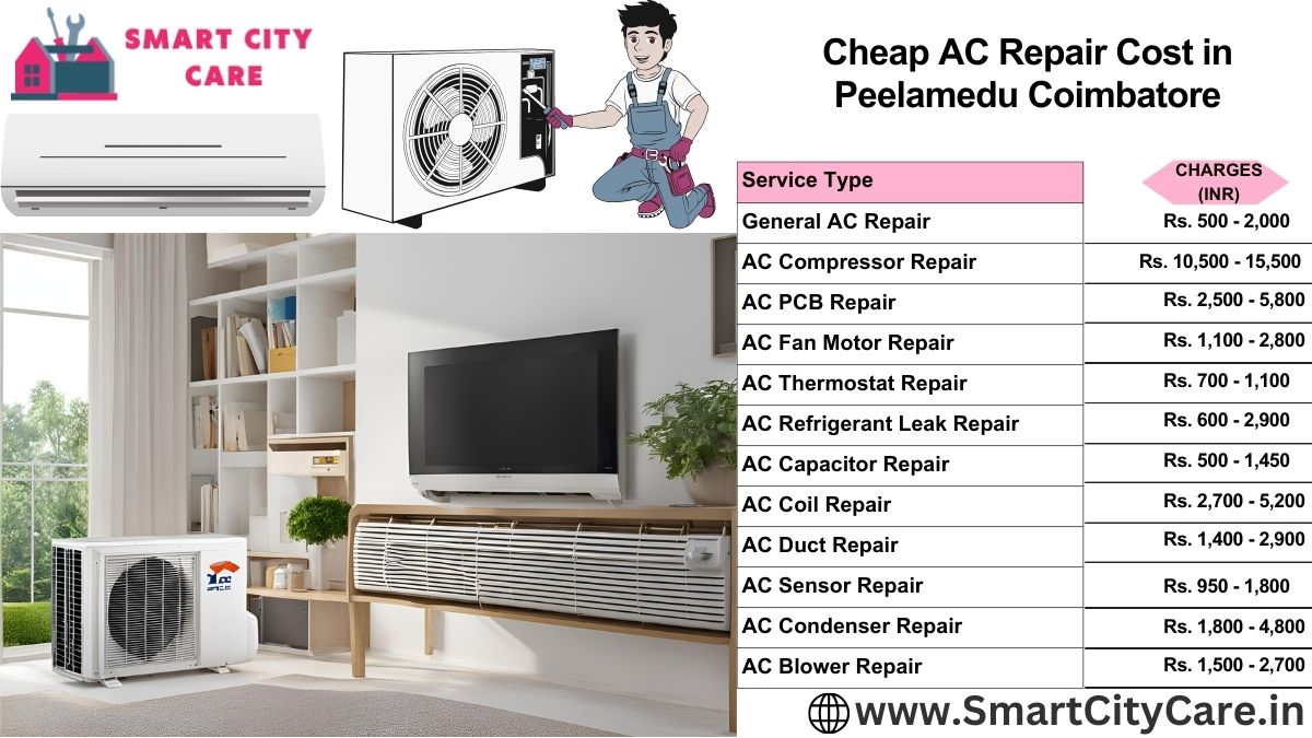 Cheap AC repair Cost list in  Peelamedu, Coimbatore